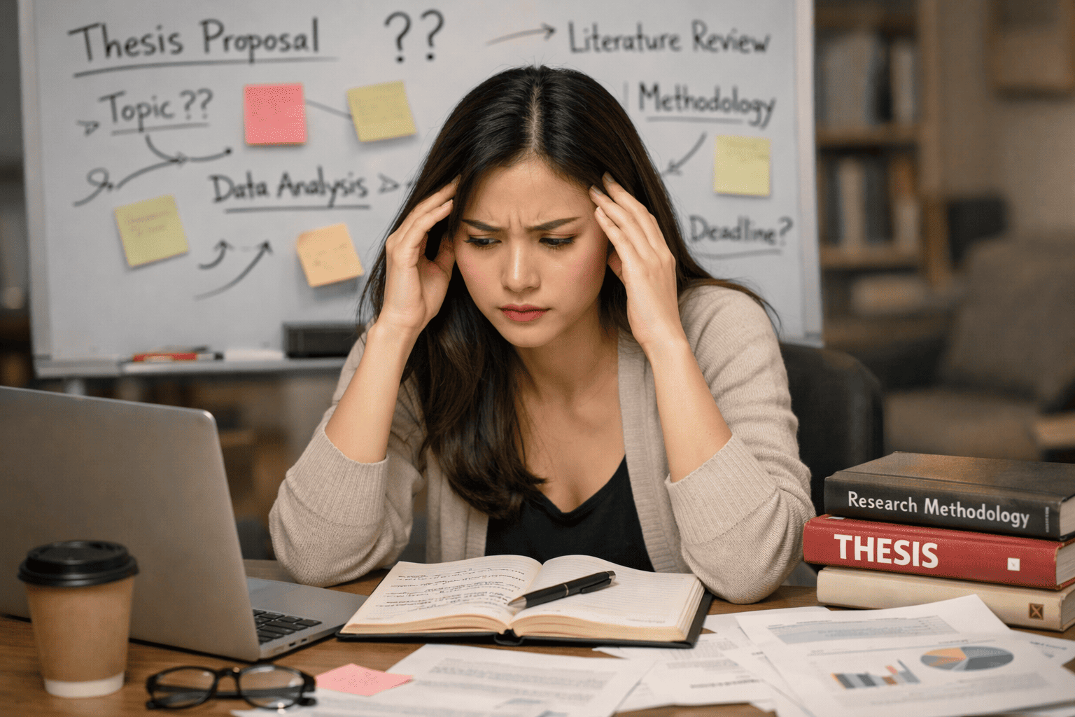 Mahasiswa S2 berdiskusi tentang metodologi penelitian kualitatif dan kuantitatif